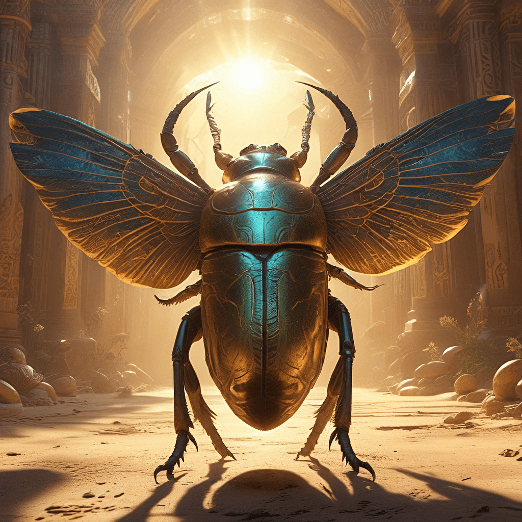 The Scarab Beetle: Rebirth, Transformation, and the Power of the Sun