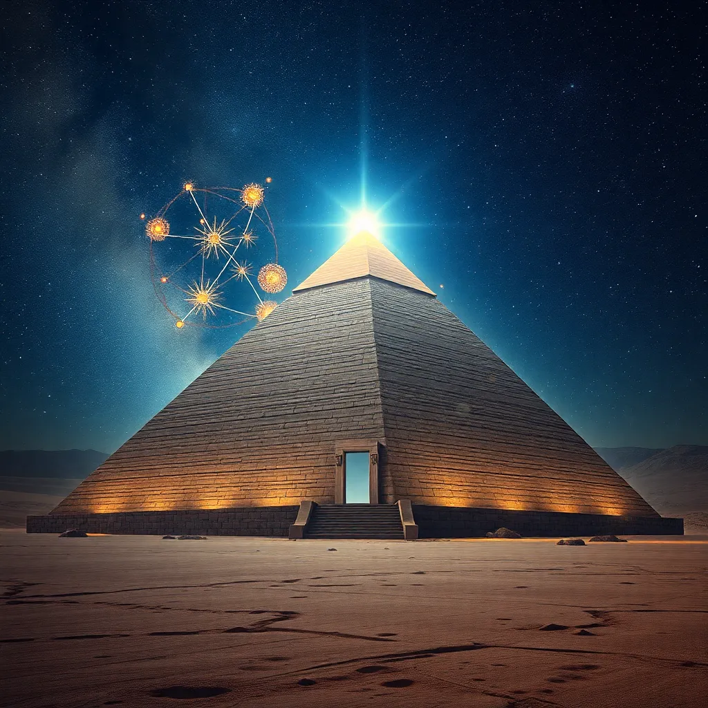 The Cosmic Significance of the Pyramid: A Gateway to the Stars | egyptmythology.com The Cosmic Significance of the Pyramid: A Gateway to the Stars