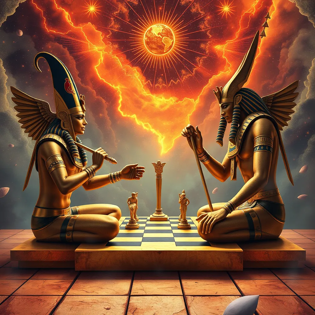 The Divine Duel: Thoth and Set’s Cosmic Chess Match