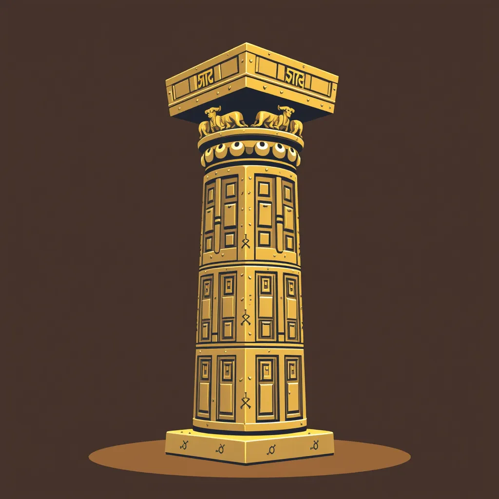 The Djed Pillar:  The Iconography of Stability and Strength