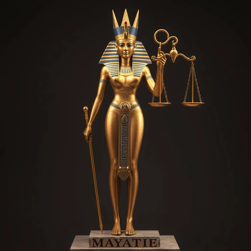 The God of Justice: The Myth of Ma’at and her Role in Ensuring Order