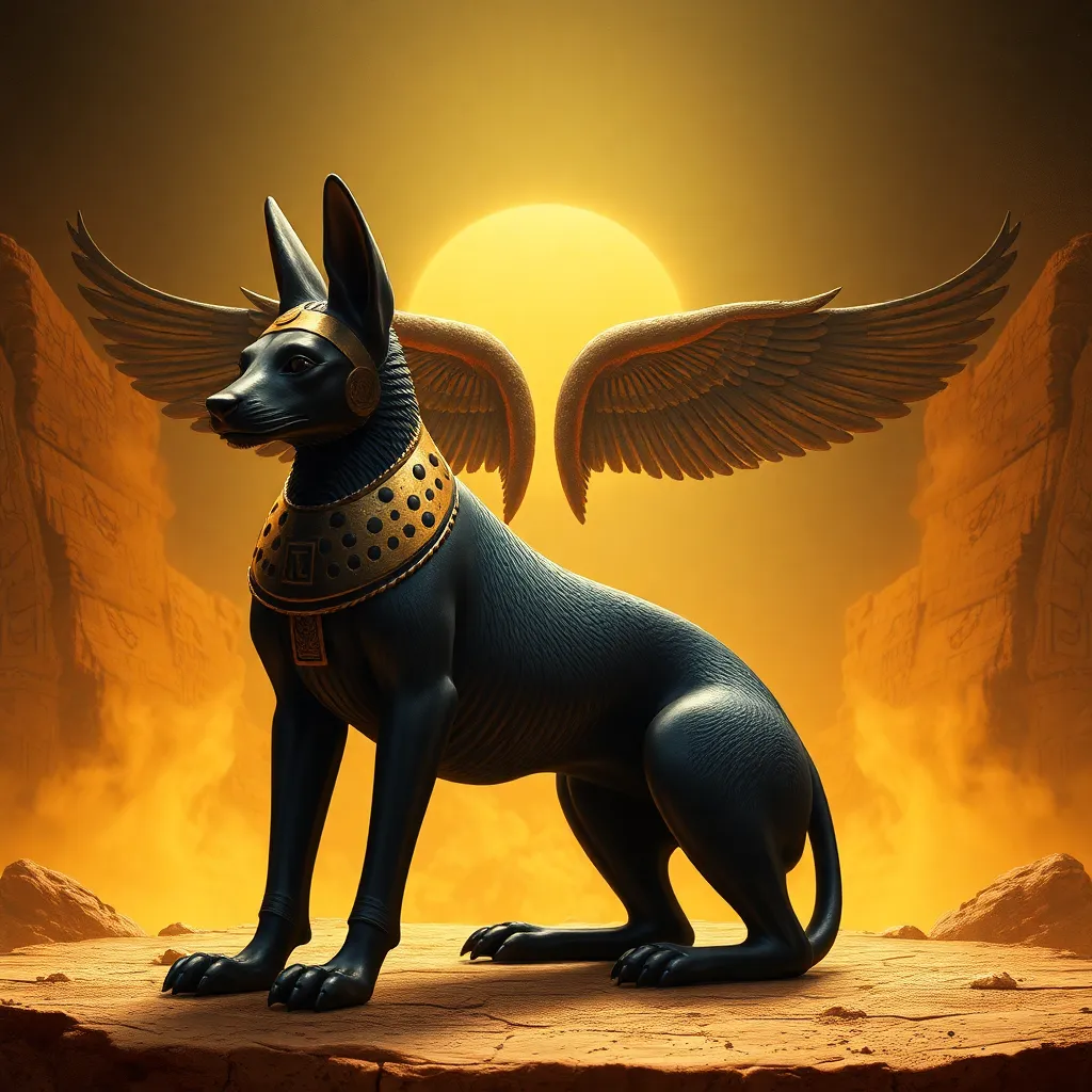 The God of the Dead: Anubis’s Role in Guiding the Souls to the Afterlife and his Importance in Ancient Egyptian Funerary Practices