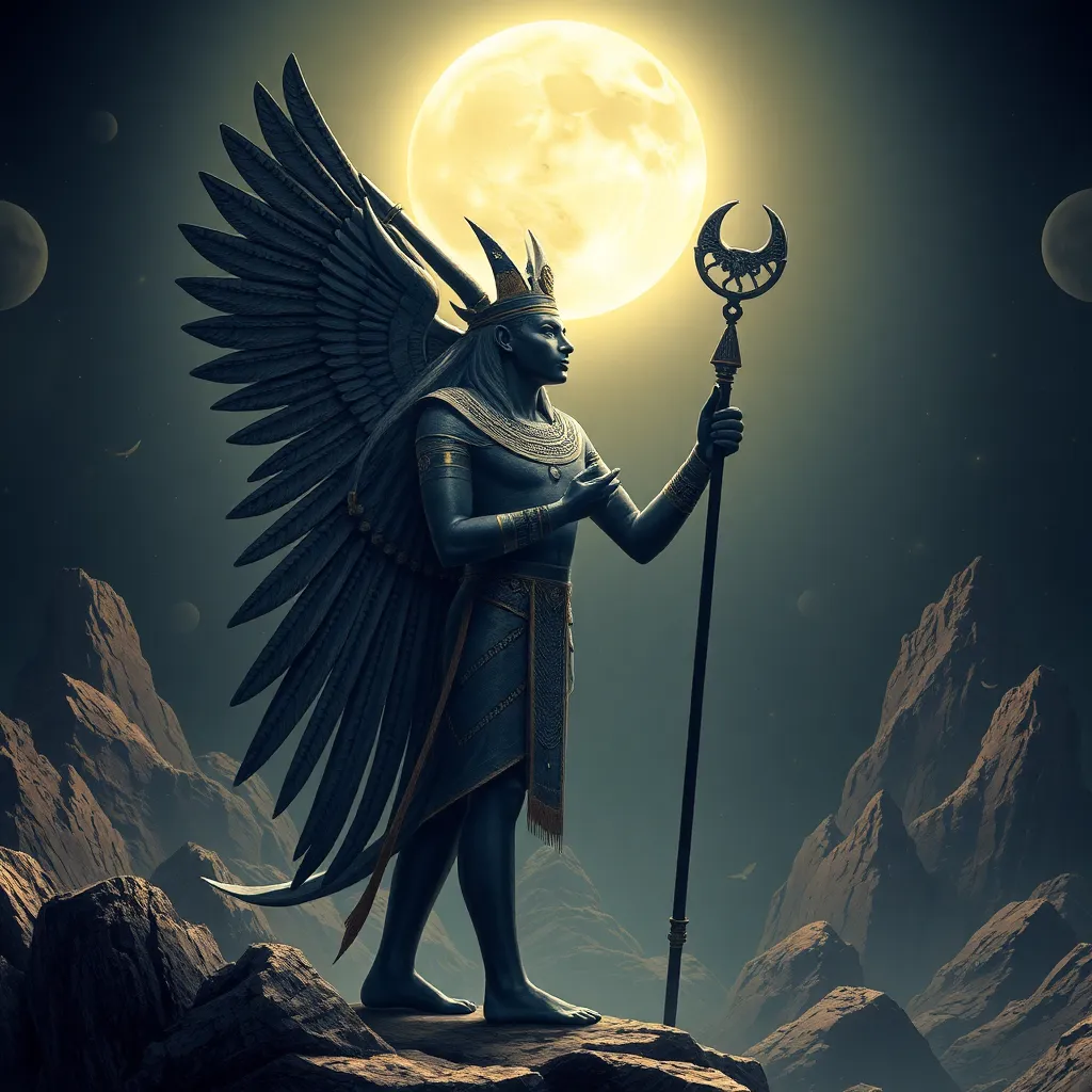 The God of the Moon: Khonsu’s Role in the Underworld and the Cycle of Time and his Importance in Ancient Egyptian Moon Rituals and Lunar Calendar