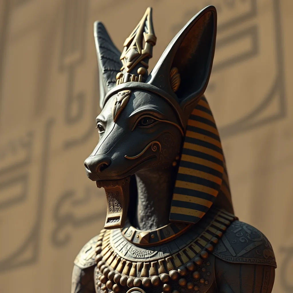 The Jackal God: Anubis’s Role in the Afterlife and the Weighing of the Heart