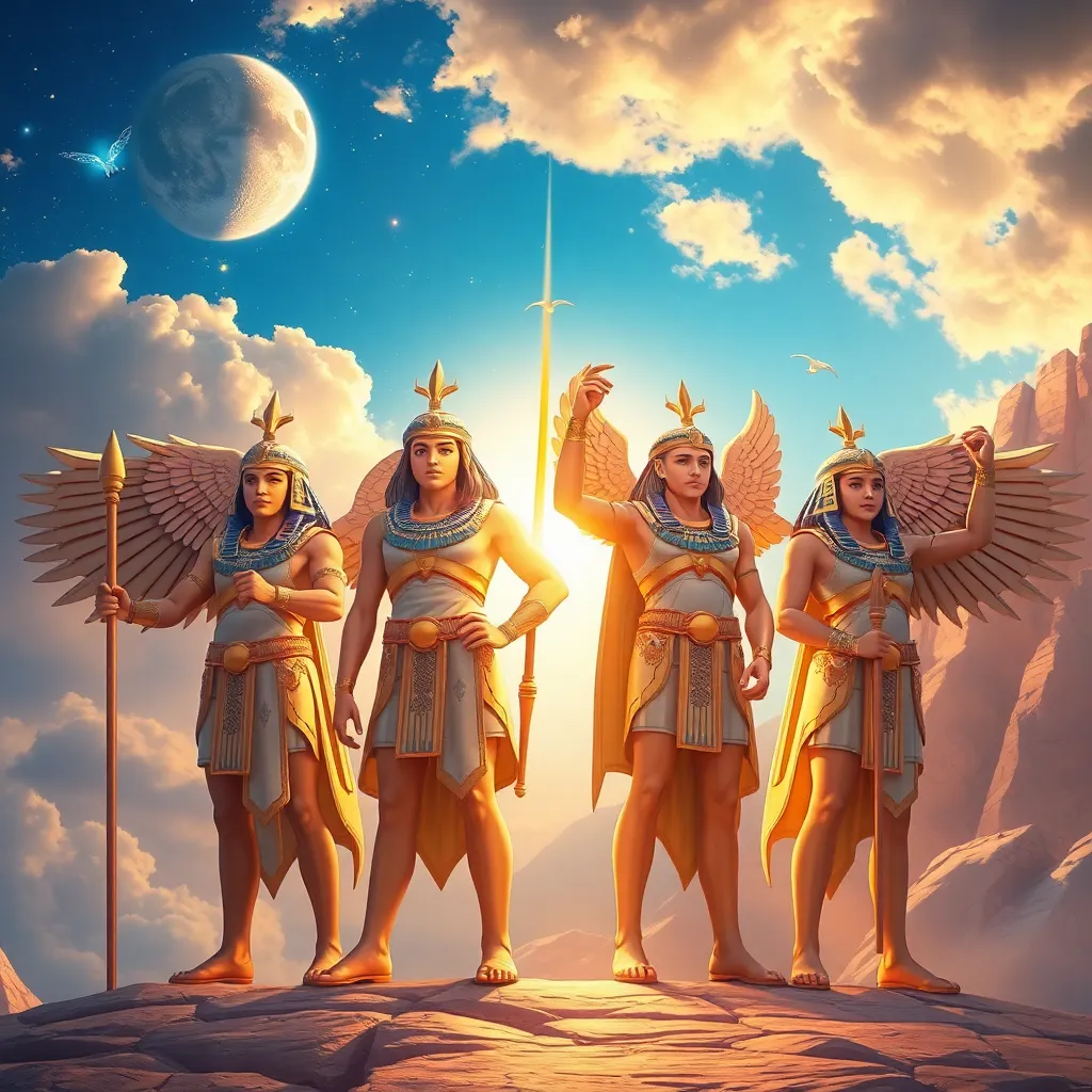 The Myth of the Celestial Guardians: Protectors of the Sky