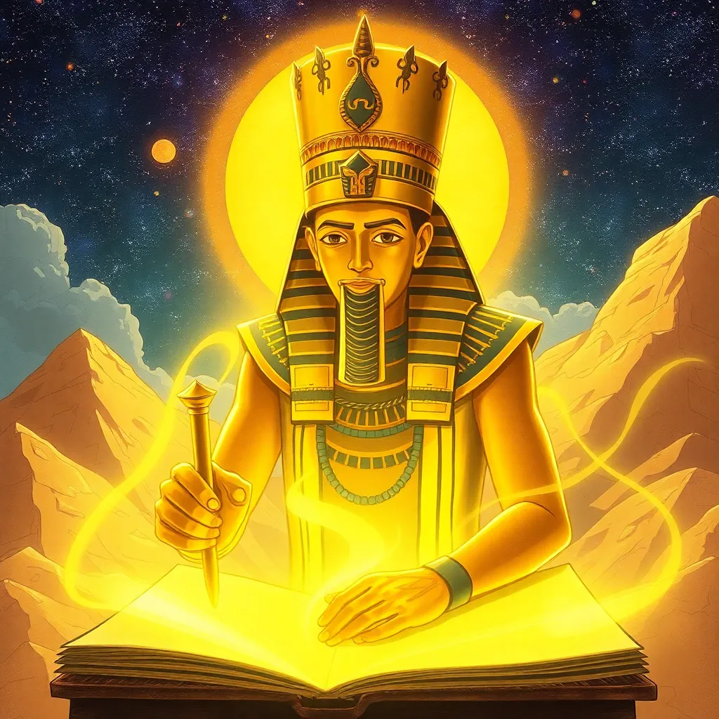 The Role of the God Thoth: Scribe of the Universe