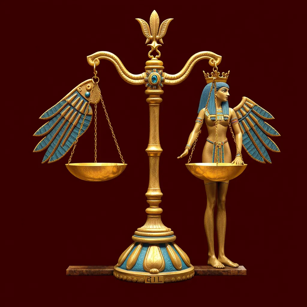 The Scales of Maat: Justice and Harmony in Egyptian Iconography