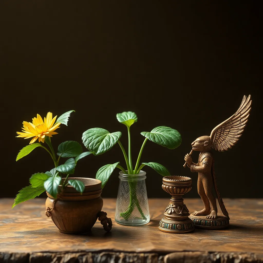 The Connection Between Sacred Plants and Egyptian Artifacts