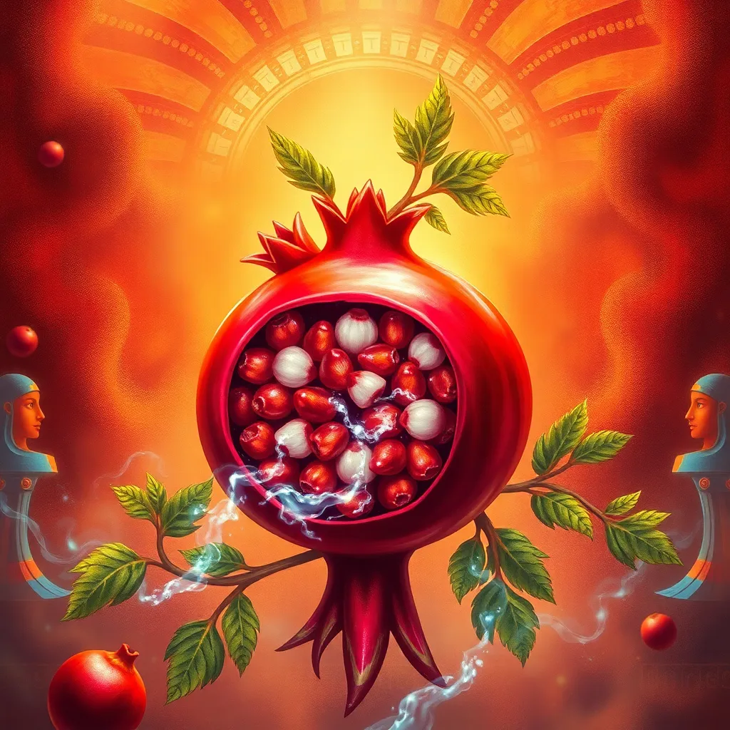 The Mythology of the Sacred Pomegranate in Egypt | egyptmythology.com The Mythology of the Sacred Pomegranate in Egypt