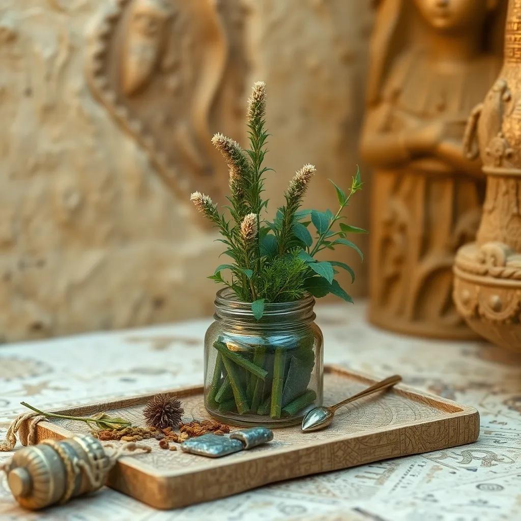 The Role of Sacred Herbs in Egyptian Ritual Offerings