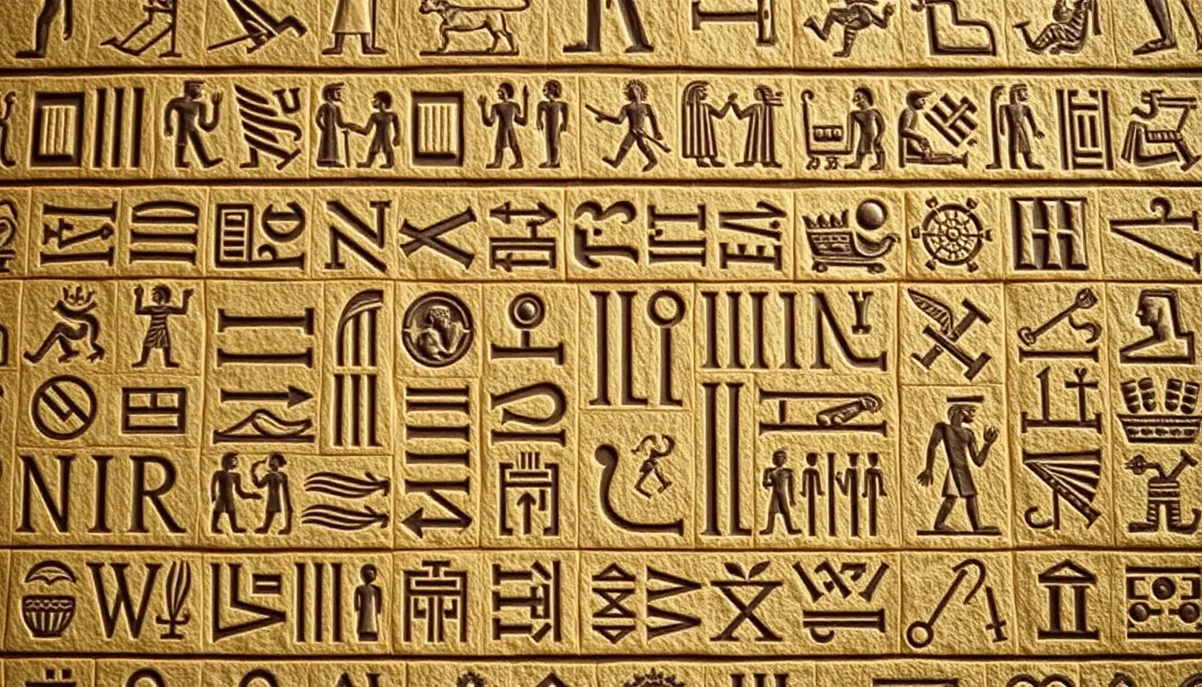 The Significance of Hieroglyphs in Religious Practices