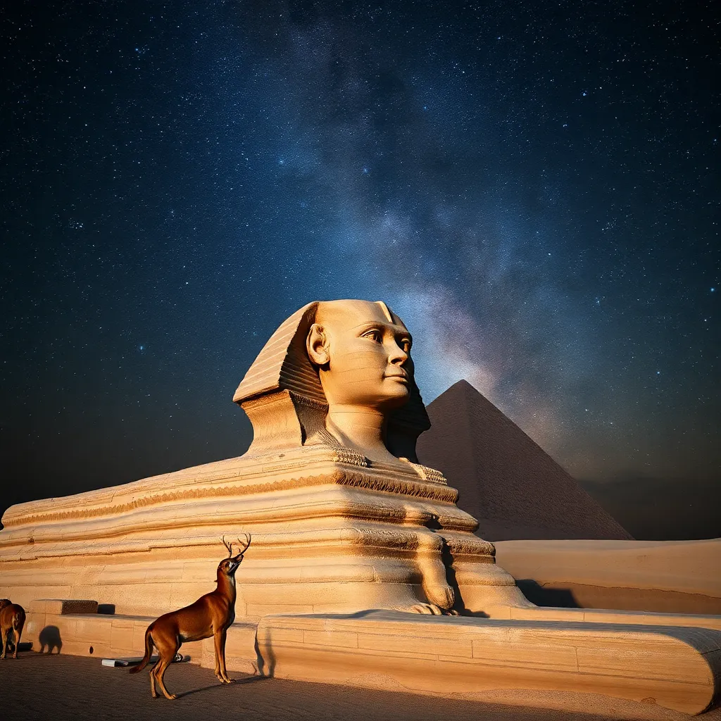 The Sphinx and the Mysteries of the Night Sky