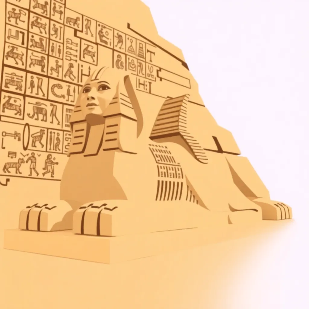 The Sphinx in Ancient Egyptian Hieroglyphs