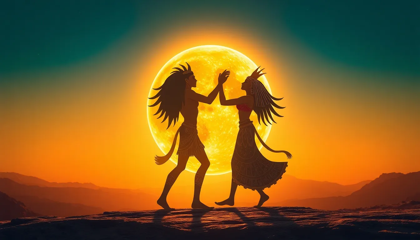 The Myth of the Sun and the Moon: A Celestial Dance