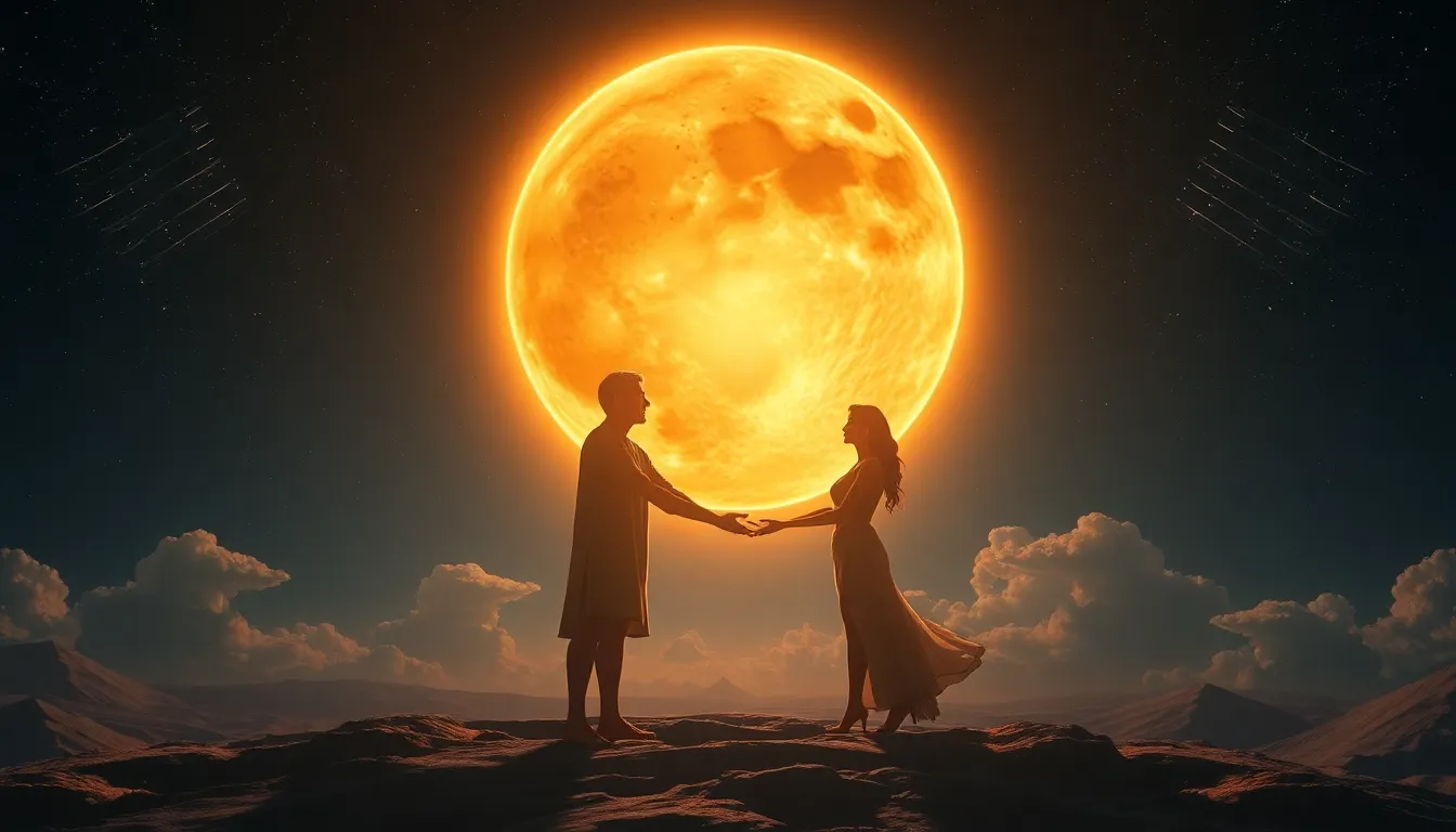 The Myth of the Sun and the Moon: A Celestial Love Story