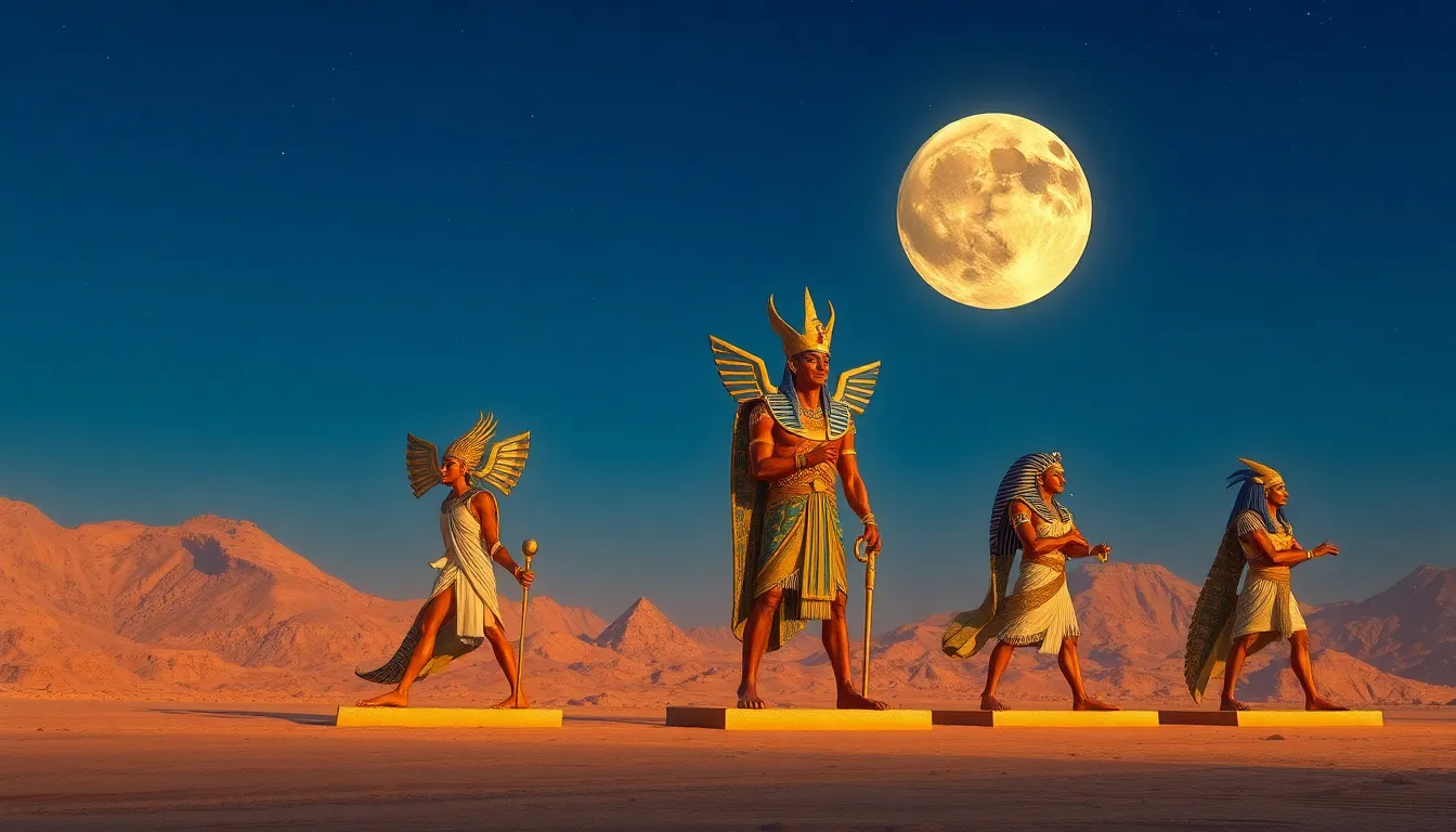 The Lunar Legends of Ancient Egyptian Deities