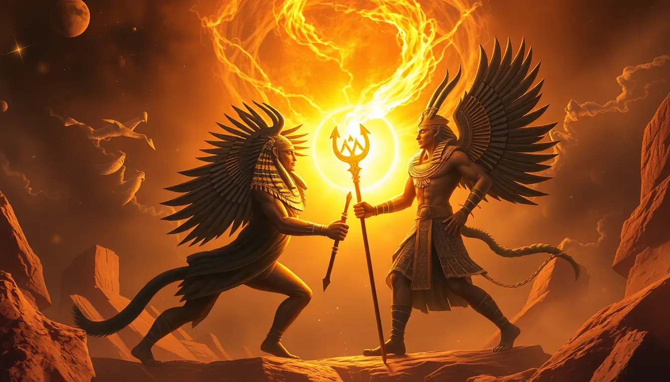 The Myth of the Celestial Battle: Horus and Set