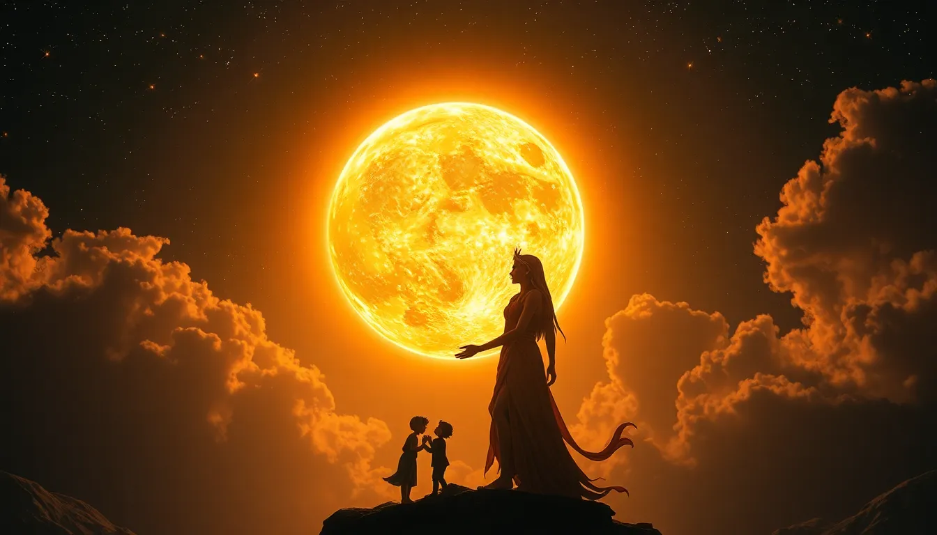 The Myth of the Sun and the Moon: A Celestial Love Story