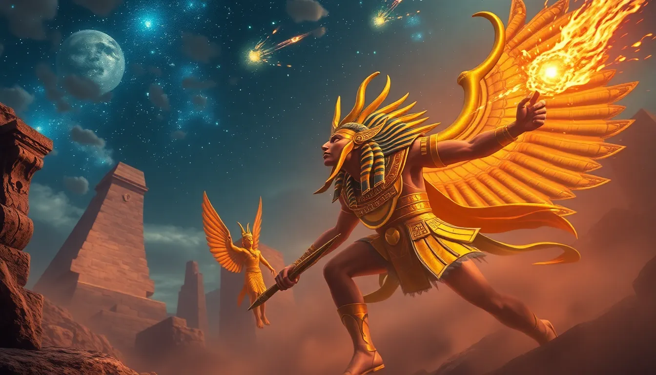 The Myth of the Celestial Battle: Horus and Set