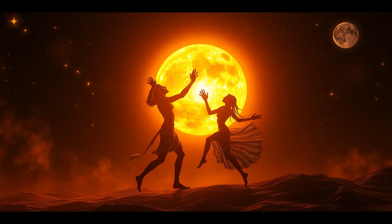 The Myth of the Sun and the Moon: A Celestial Dance