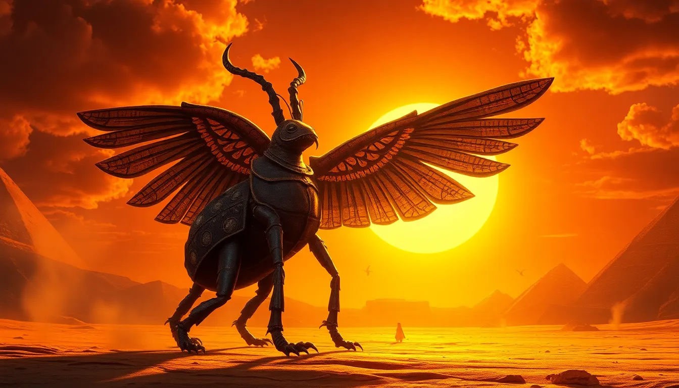 Khepri: The Beetle God and the Rising Sun