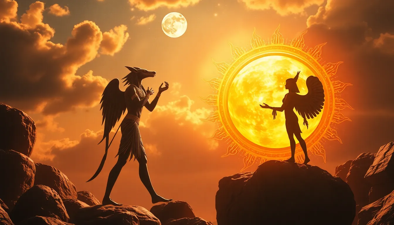 The Celestial Duet: The Moon and the Sun in Egyptian Lore