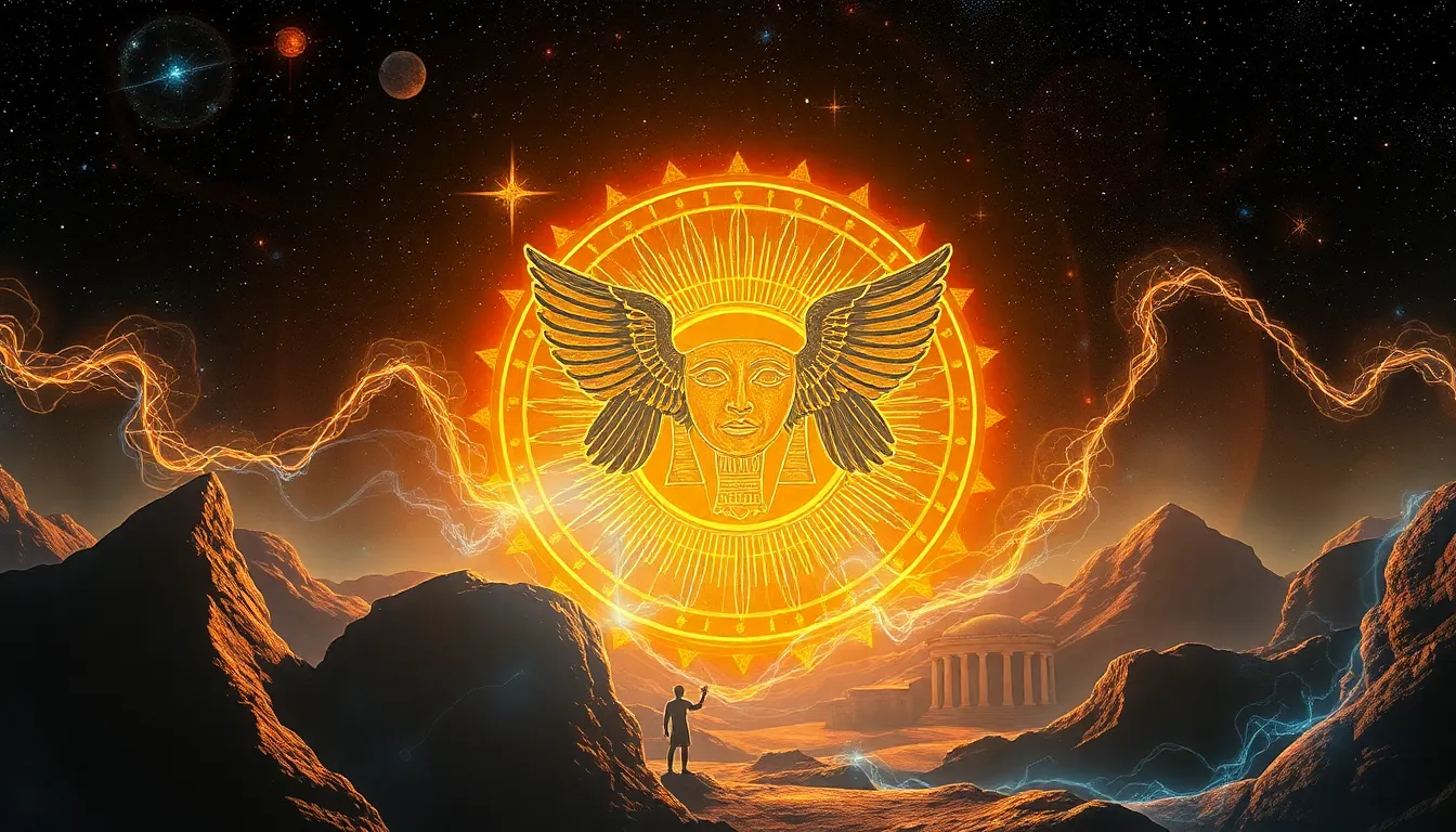 The Connection Between Solar Myths and Egyptian Cosmology