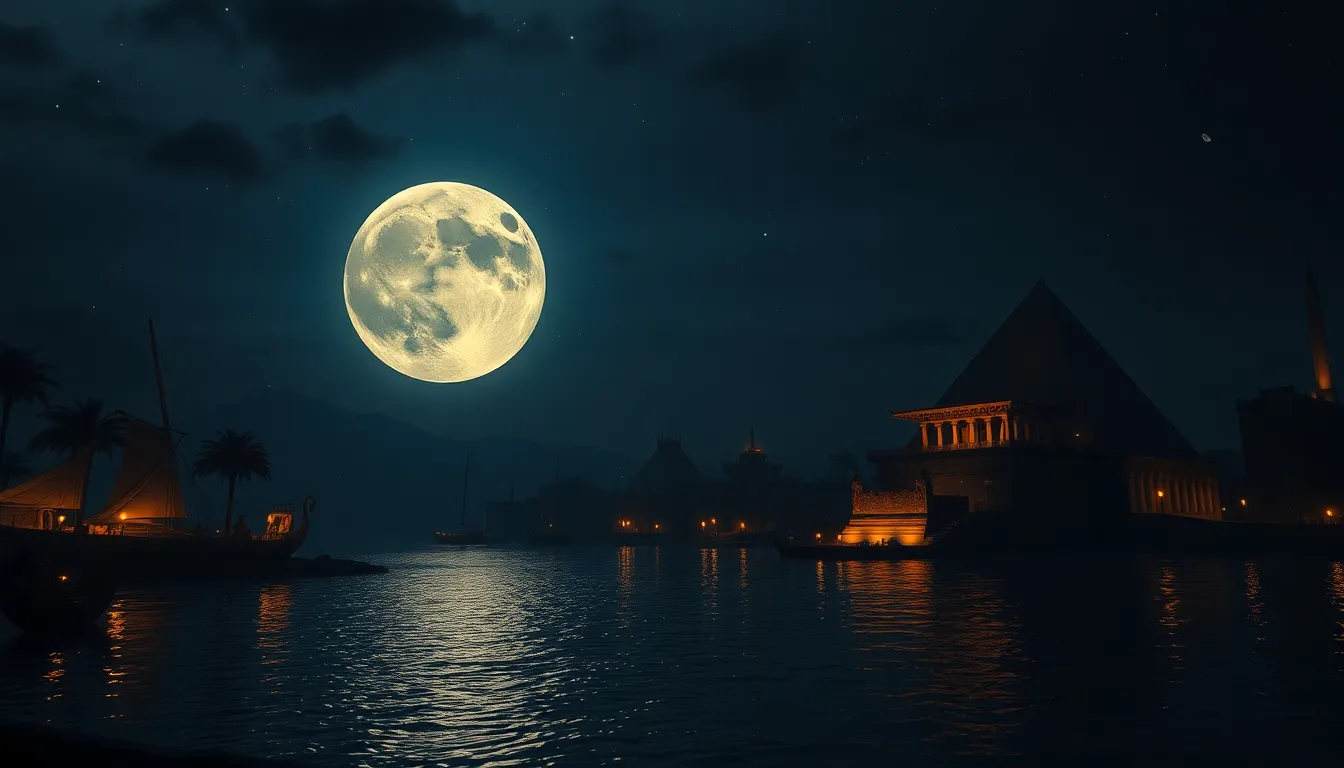 The Connection Between the Moon and the Nile | egyptmythology.com The Connection Between the Moon and the Nile