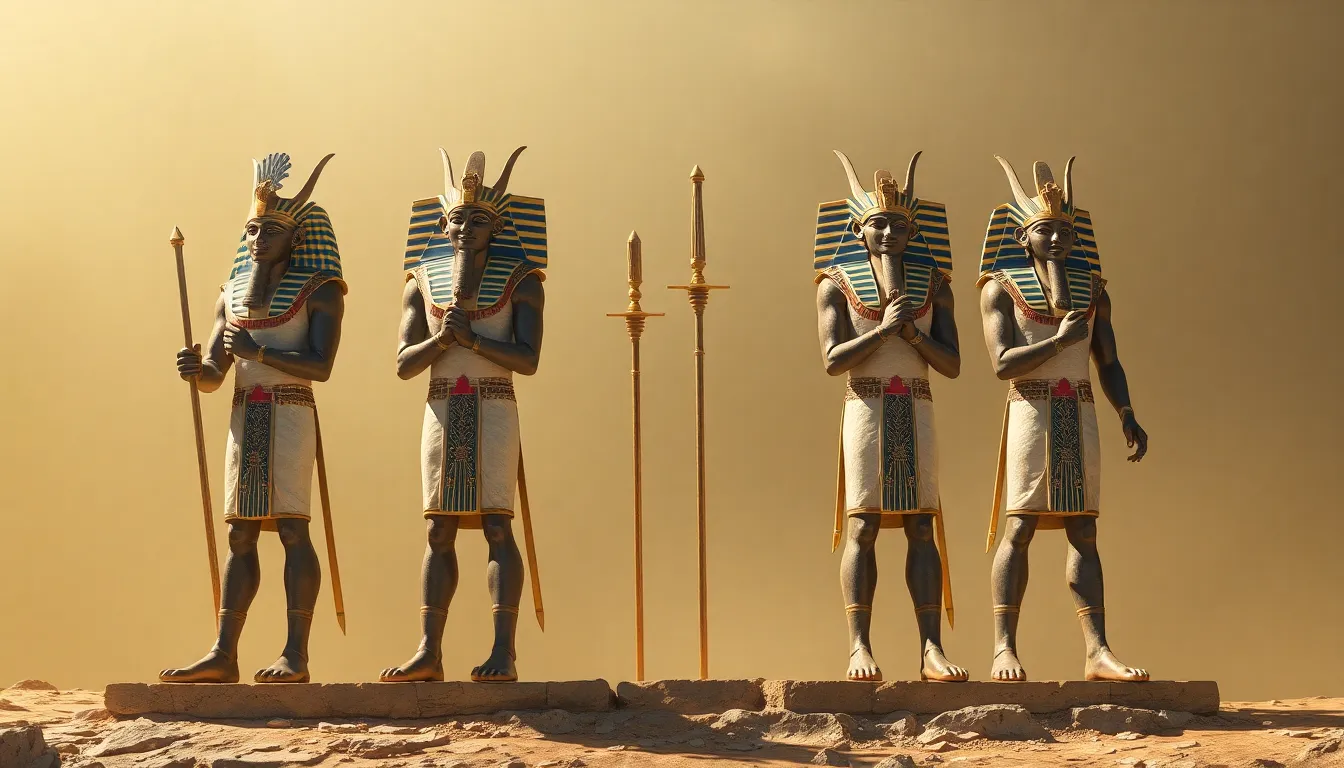 The Four Sons of Horus: Protectors of the Afterlife