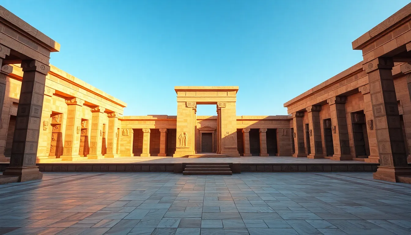 The Geometry of Sacred Spaces: Egyptian Temples and Their Layouts