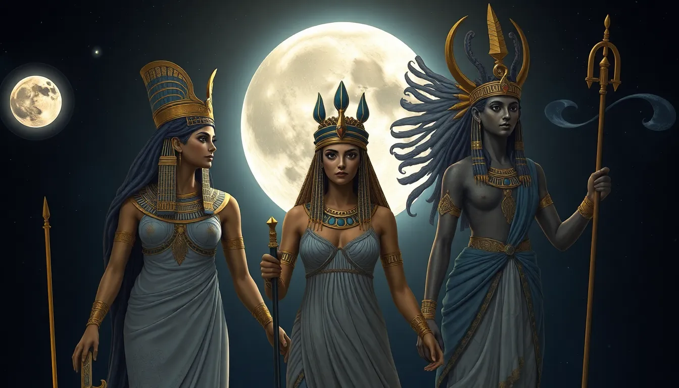 The Goddesses of the Moon: From Isis to Hathor