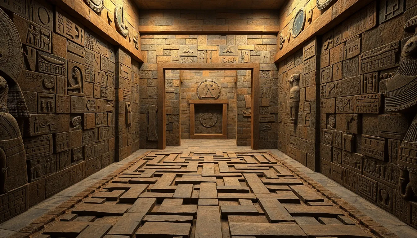 The Labyrinth of Sacred Geometry in Ancient Egyptian Tombs