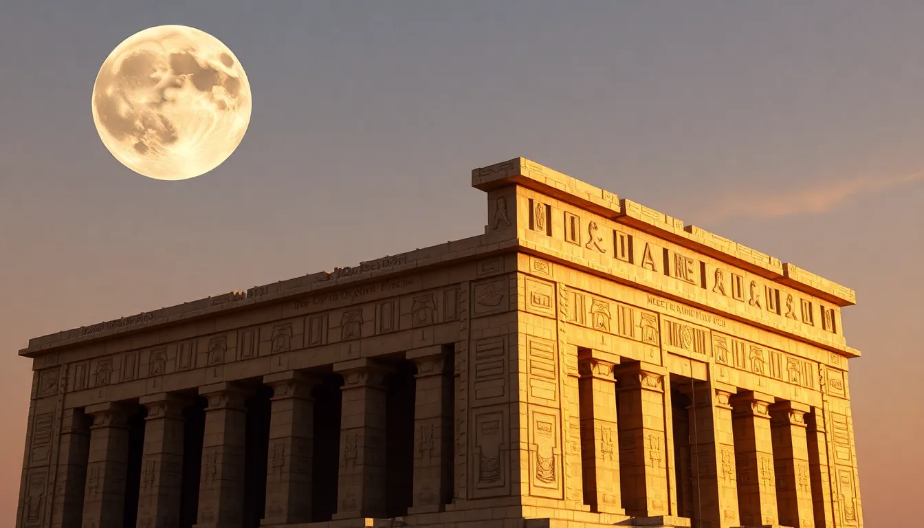The Moon’s Influence on Egyptian Architecture and Design
