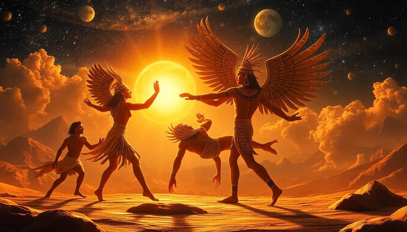 The Myth of the Cosmic Dance: Gods and Humans