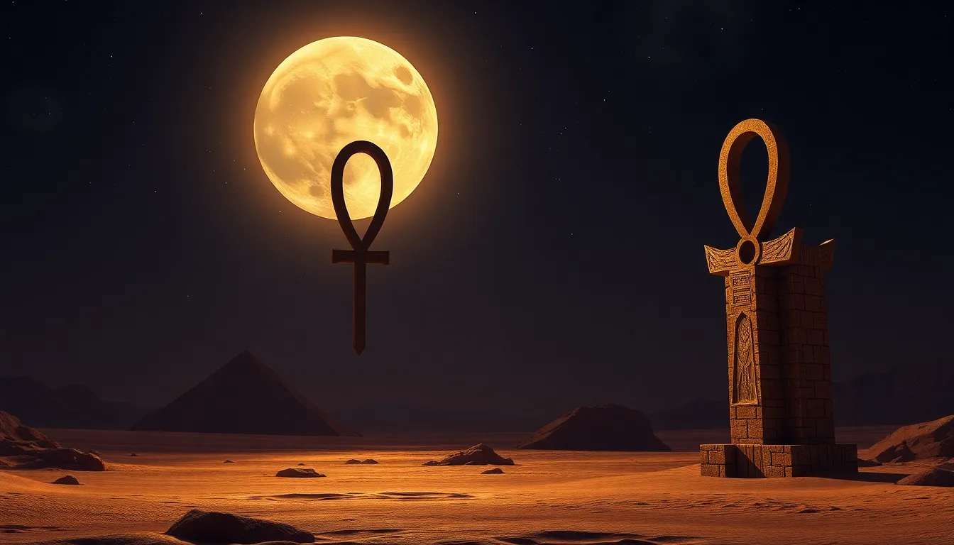 The Myth of the Moon and the Ankh: Symbols of Life