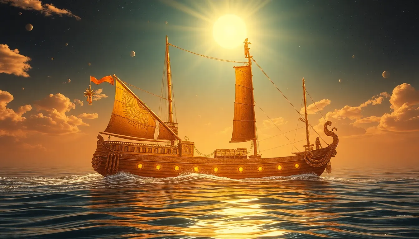 The Myth of the Solar Barque: Ra’s Celestial Ship