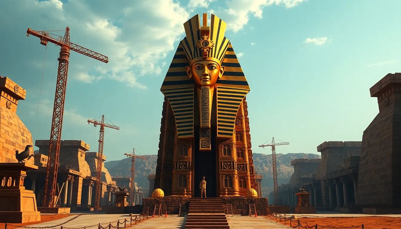 The Pharaoh’s Divine Authority in Construction Projects