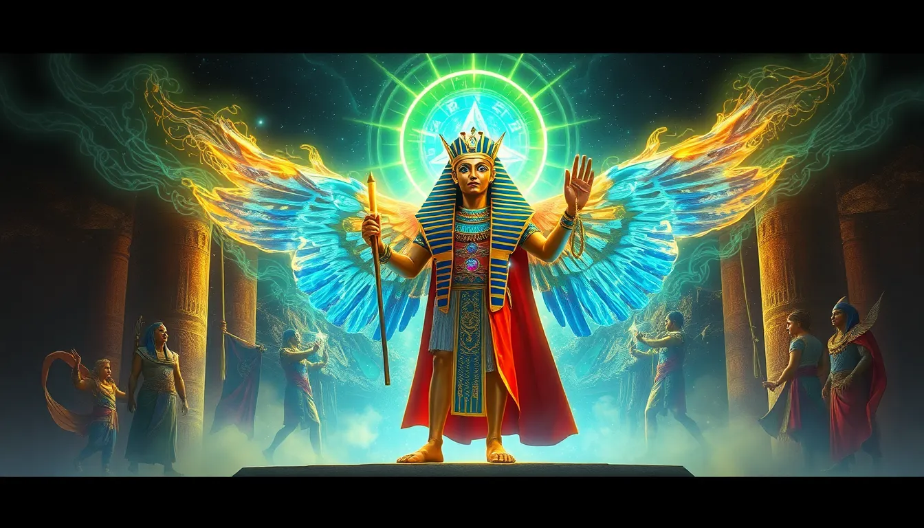 The Pharaoh’s Divine Connection to the Elements