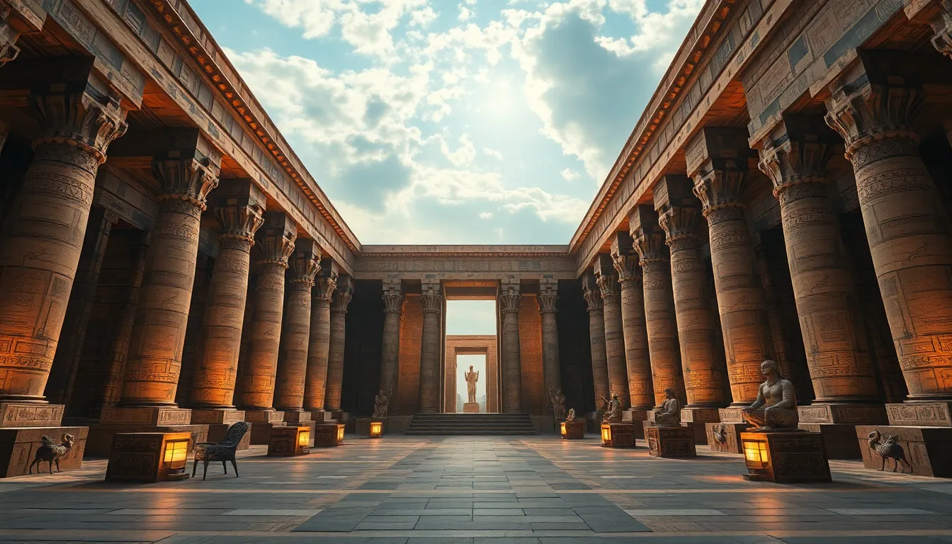 The Sacred Art of Egyptian Temples: A Tribute to the Gods