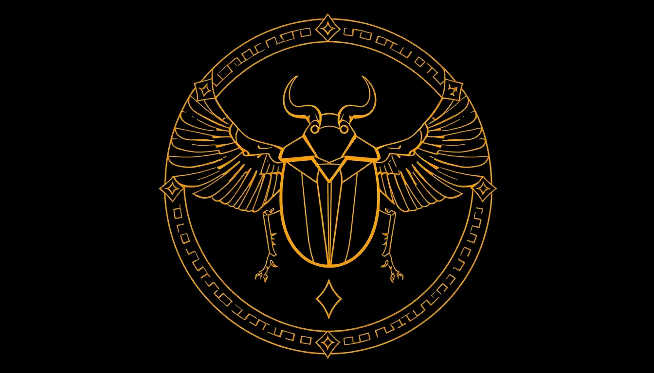 The Sacred Geometry of the Scarab: Symbol of Transformation