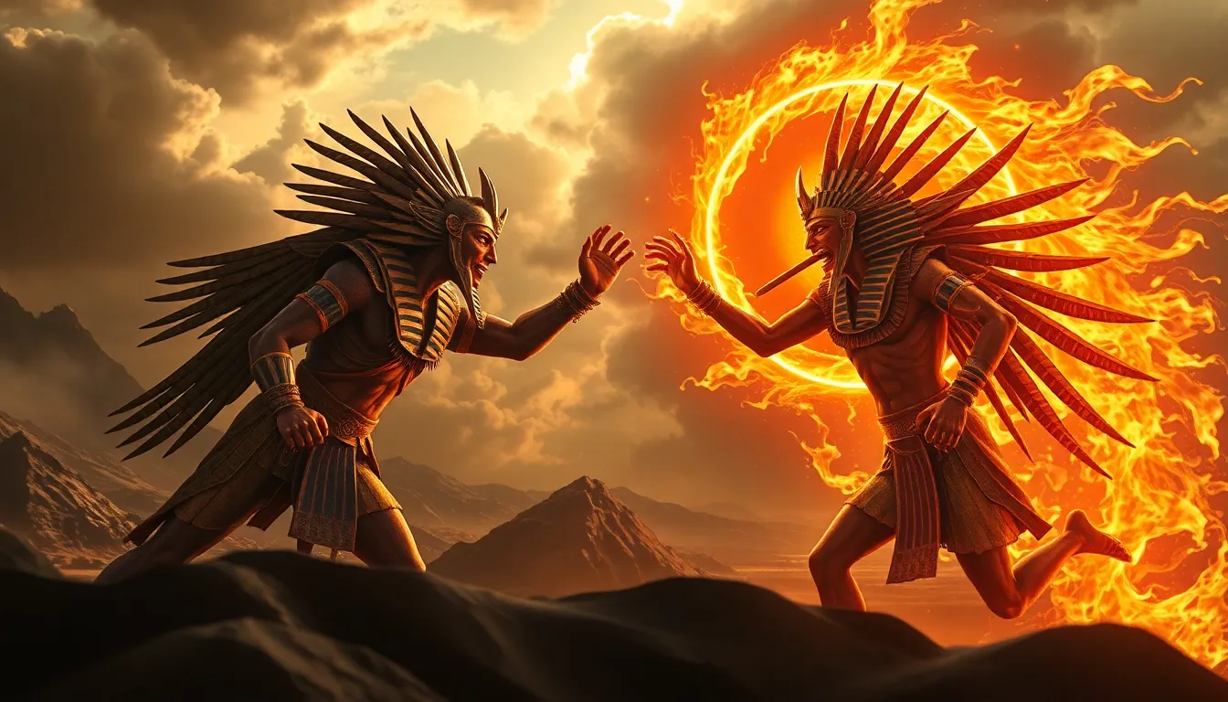 The Sun God’s Duel: Ra vs. Apophis