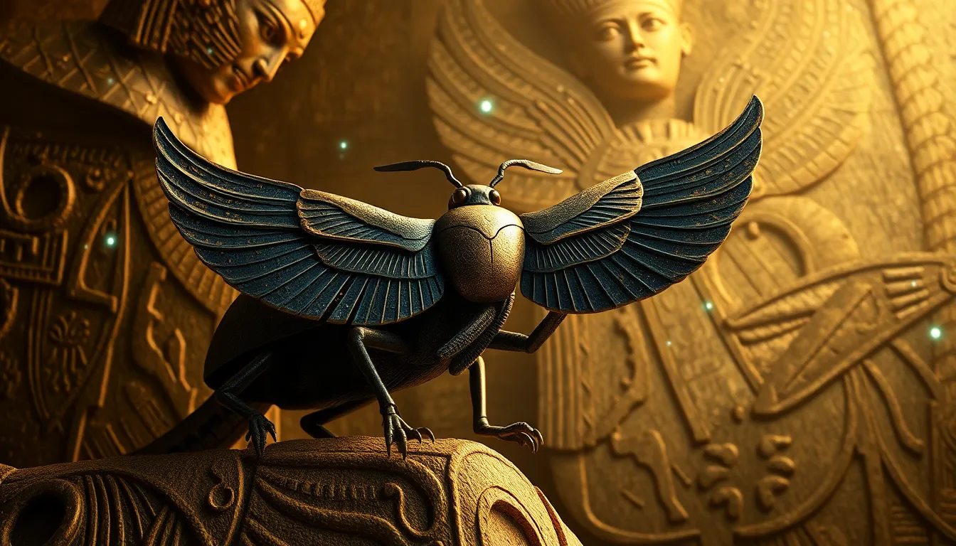 The Symbolism of the Scarab in Divine Kingship