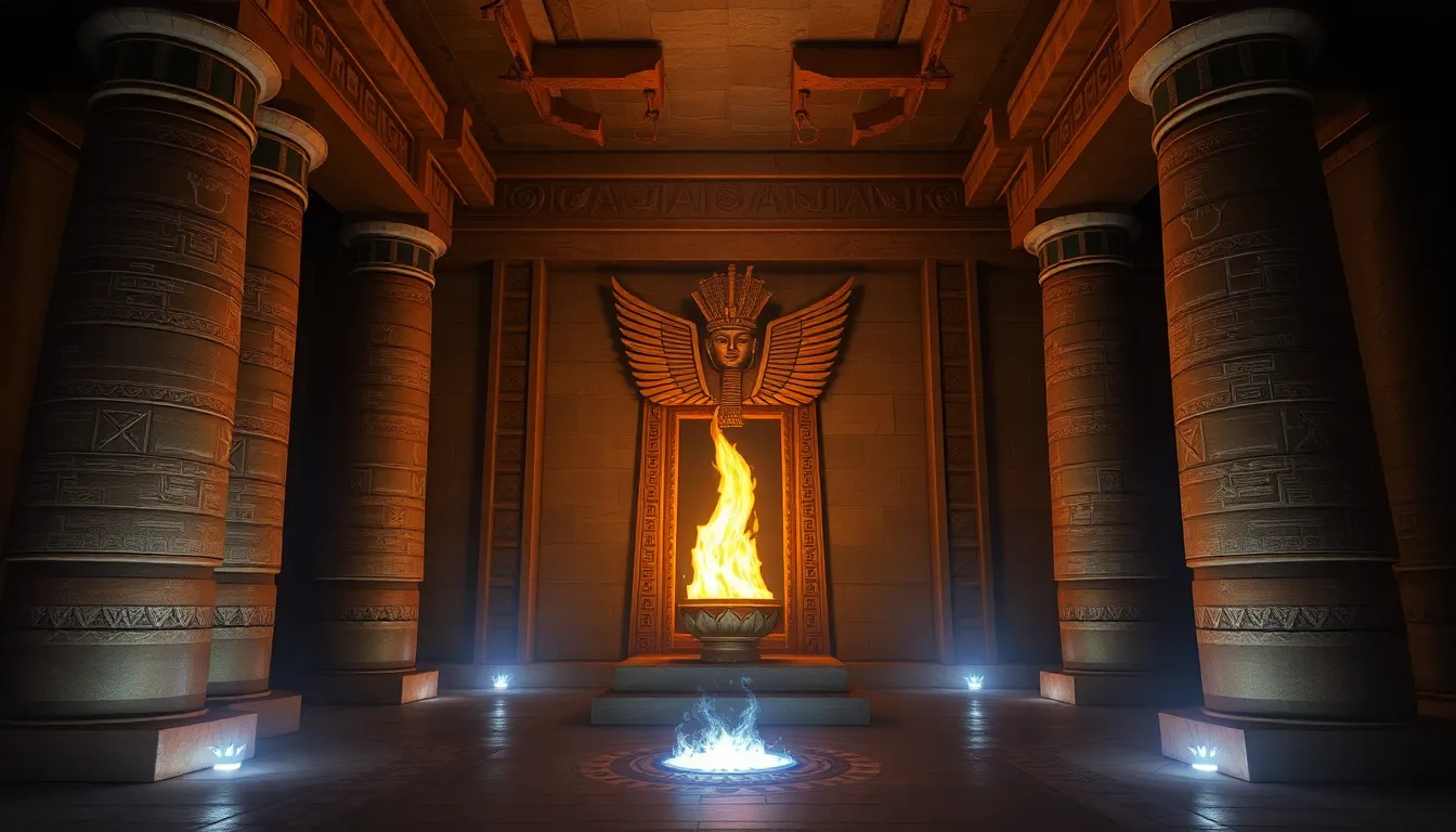 The Temple of Ra: The Eternal Flame of Life