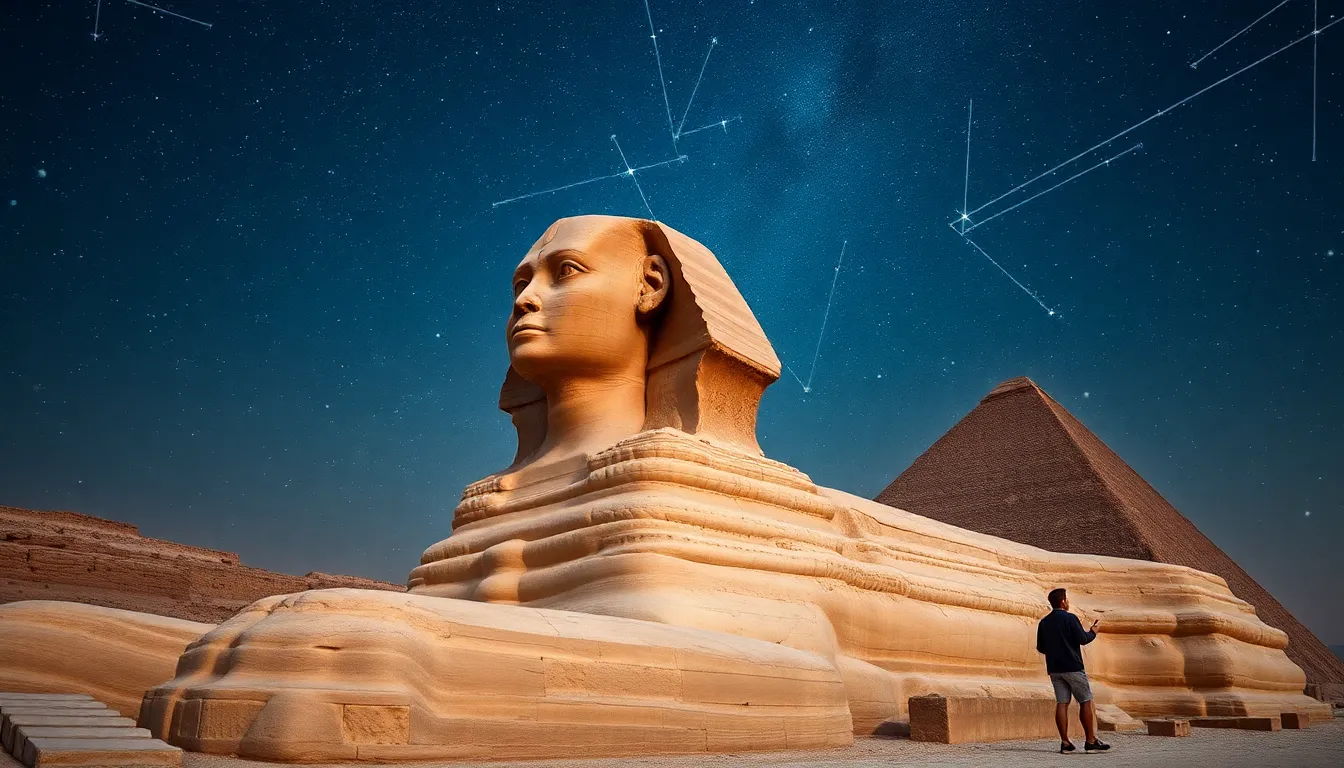 The Great Sphinx and the Stars: Celestial Alignments in Ancient Egypt