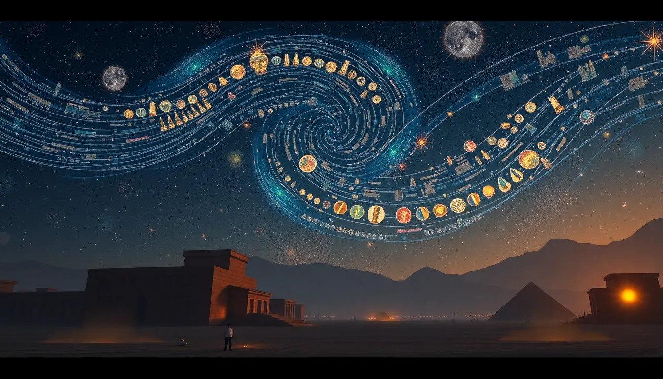 The Starry Night Egyptian Festivals and Celestial Celebrations