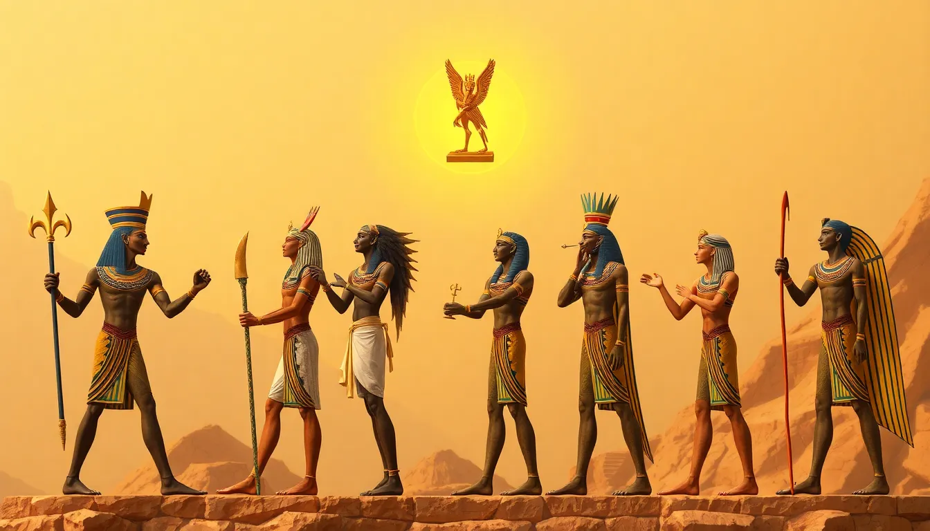 The Divine Chain: How Egyptian Deities Ranked Among Themselves