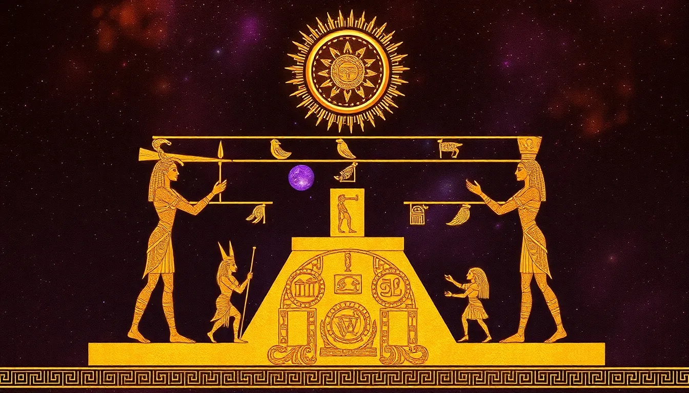 The Celestial Hierarchy: A Guide to Egyptian Deity Relationships