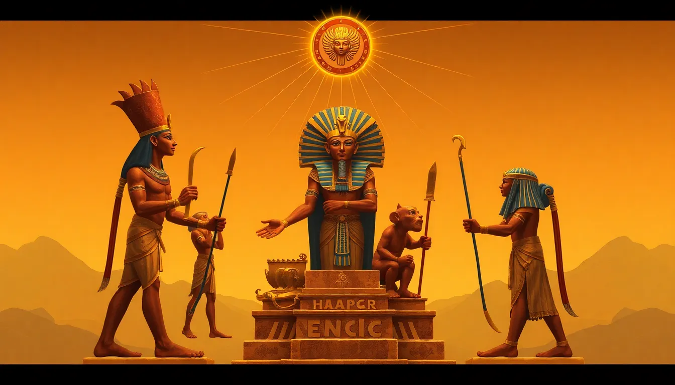 The Divine Connections: How Egyptian Gods Interacted in Their Hierarchy