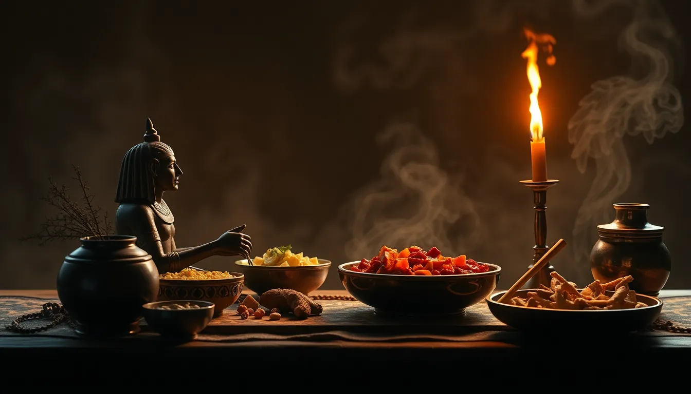 The Mythical Inspirations Behind Egyptian Cuisine and Rituals