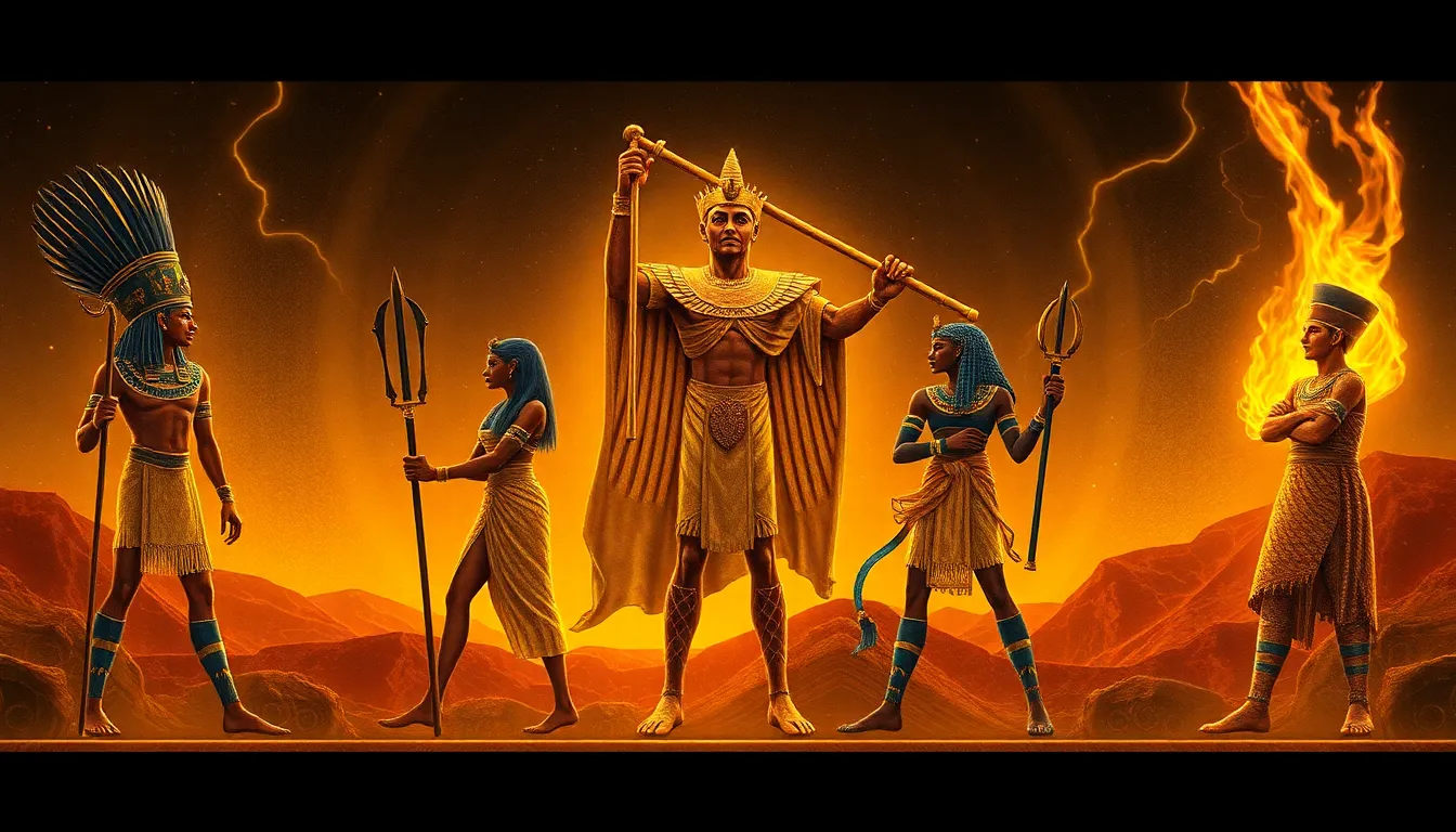 The Rise and Fall of Divine Power: Egyptian Deities Through the Ages